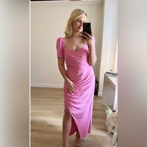 NWT self portrait iris pink dress size 2